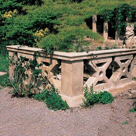 Mittelstcke fr Stein Balustrade - Mediaeval Cross